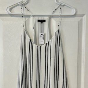 NWT RW&CO Black and White Striped Camisole